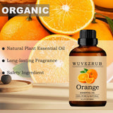 Wuvezrub huile essentielle orange – soin de la peau diluée dans tonique ou crème