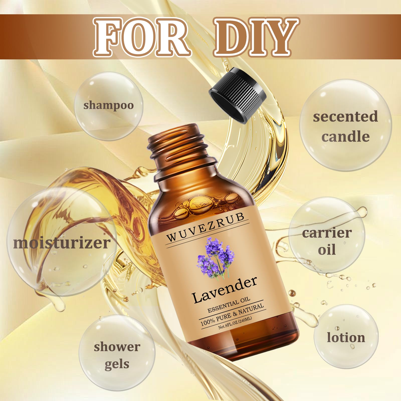 Wuvezrub lavande – diffusion aromathérapie pour parfumer facilement votre espace.