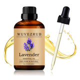 Huile essentielle Wuvezrub Lavande 120 ml, parfum pur et apaisant pour diffusion.