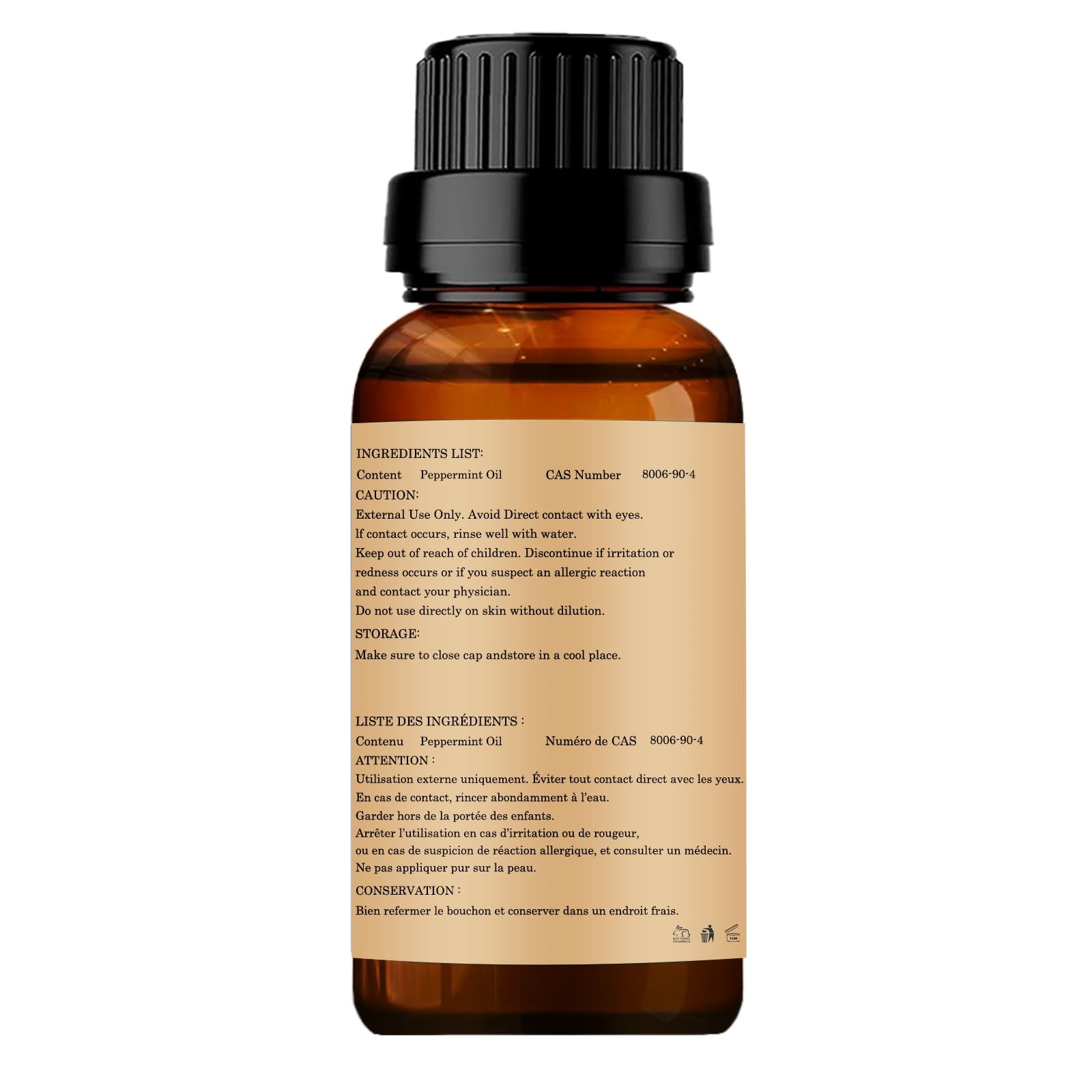 Wuvezrub menthe huile essentielle, usage polyvalent pour soins et parfums.