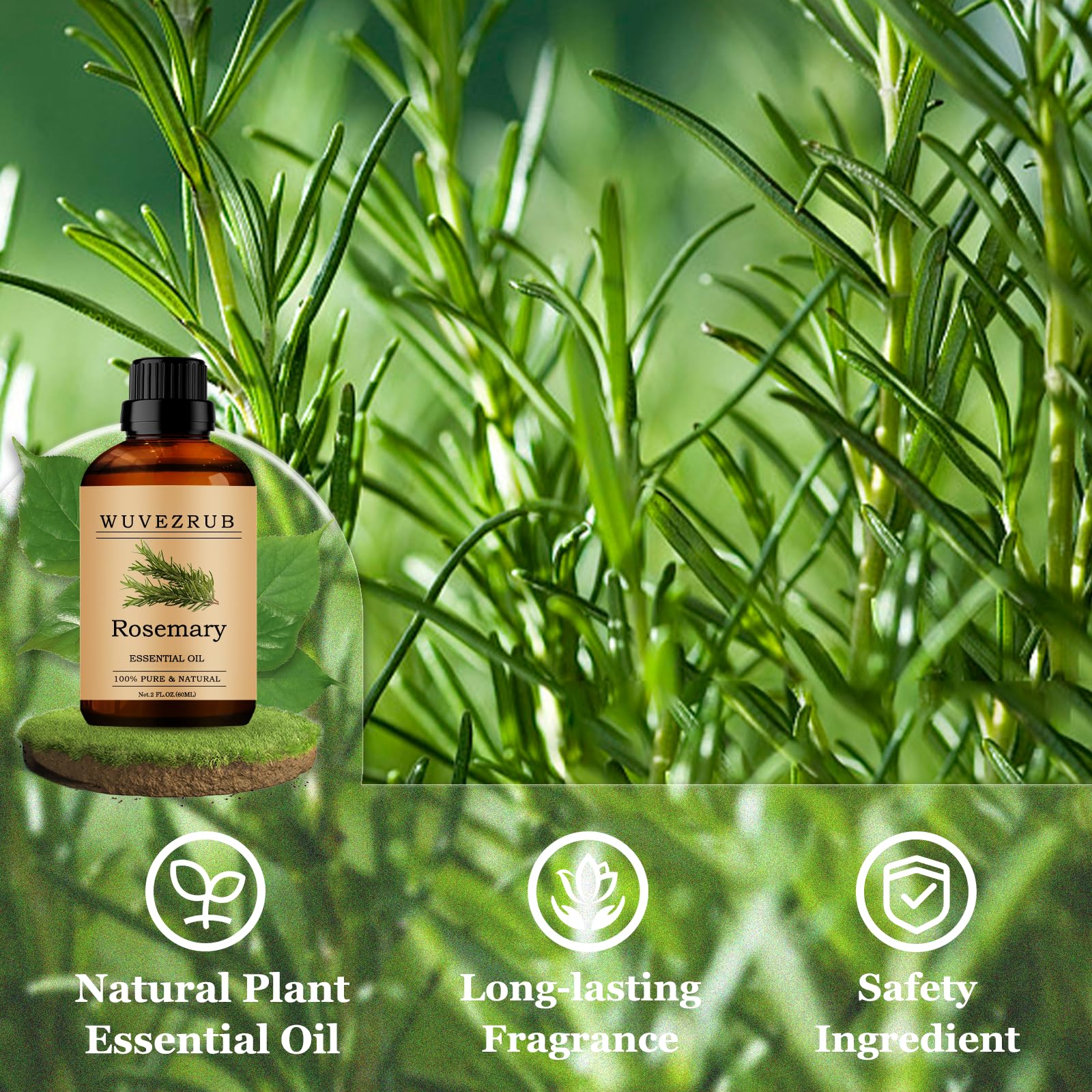 Wuvezrub romarin — diffuseur prêt à créer une ambiance chaleureuse.