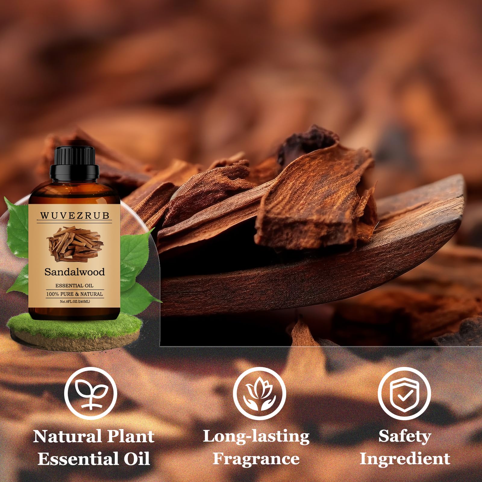 Santal Wuvezrub DIY parfum pour bougies et cosmétiques