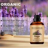 Soin visage au sauge Wuvezrub: tonique, sérum ou crème avec quelques gouttes