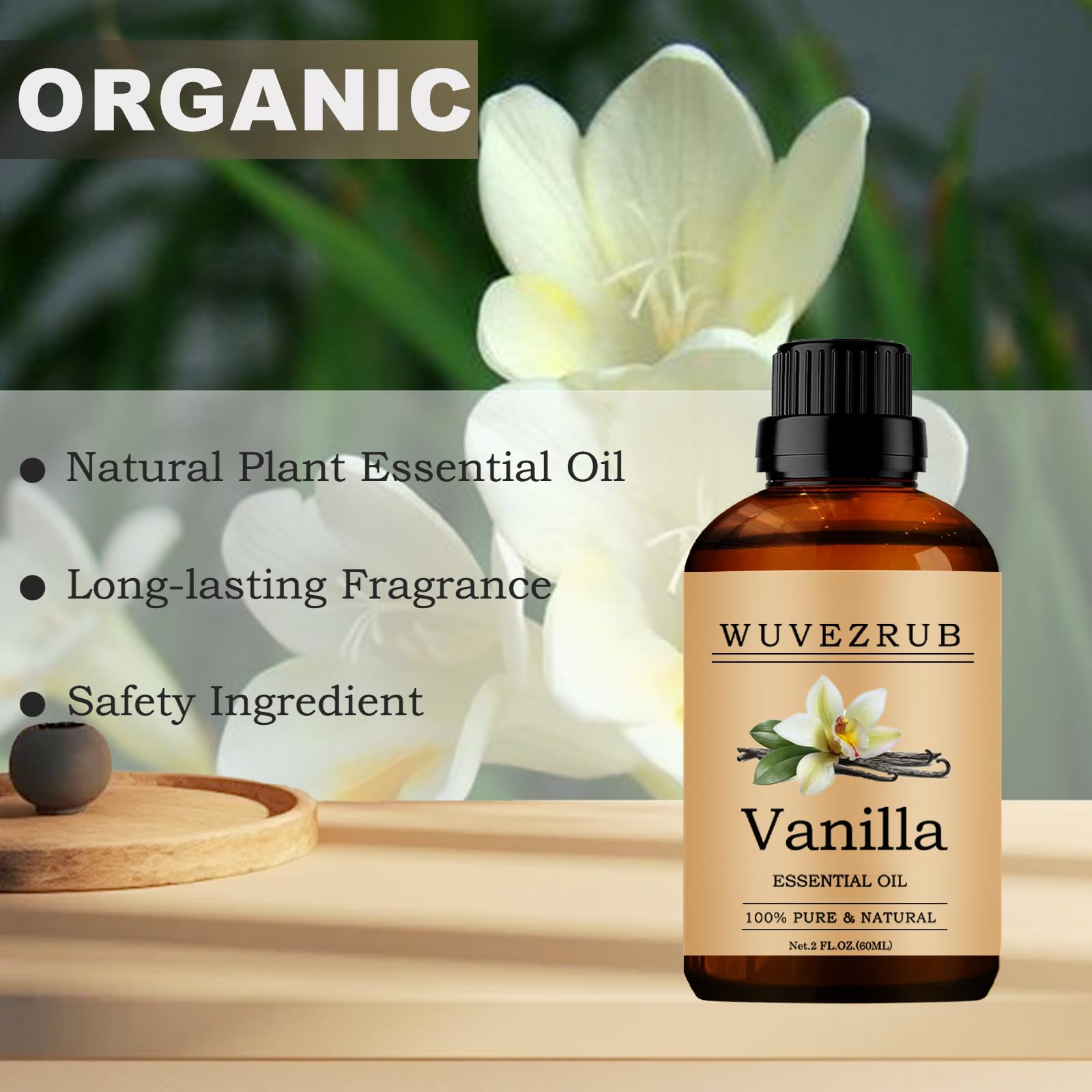 Soin peau vanille Wuvezrub ajouté à votre routine beauté.