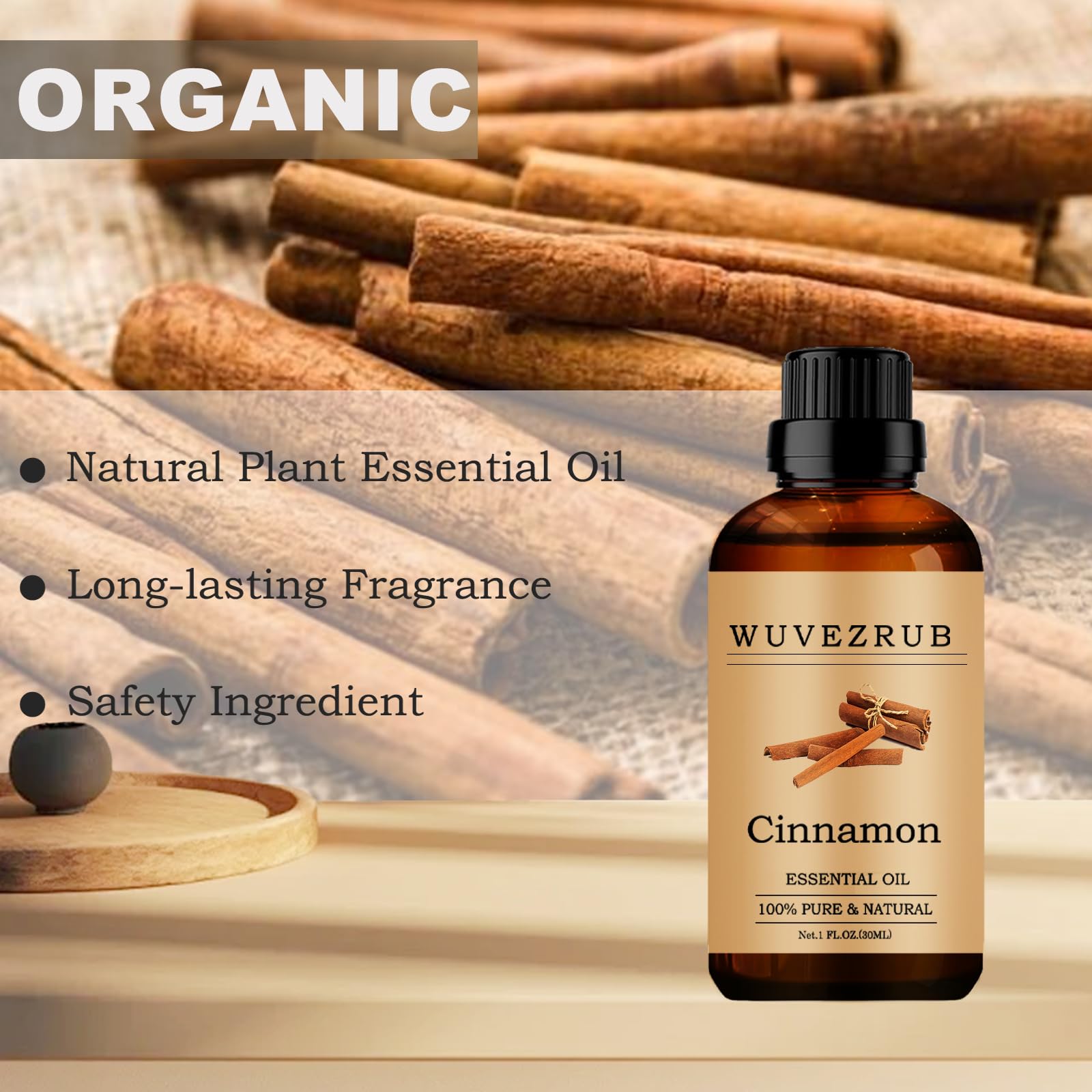 Wuvezrub huile cannelle pour soin peau — intégration dans tonique, sérum ou crème