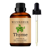 Wuvezrub Thym huile 120 ml, bouteille pure prête pour l'aromathérapie.