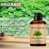 Tonique visage avec huile de menthe poivrée Wuvezrub pour soins quotidiens