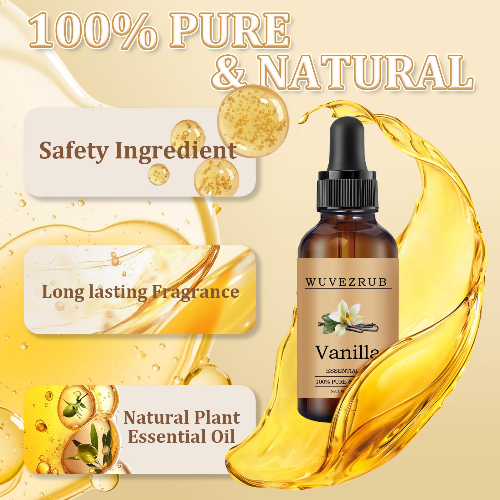 Wuvezrub Vanille: diffuseur prêt à créer une ambiance chaleureuse.