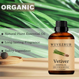 Wuvezrub Vetiver, application maison: parfume bougies, savons et crèmes.