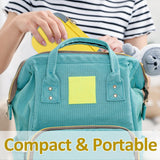 WXA-etui-eva-bleu-portable facilite rangement et voyage avec bébé.
