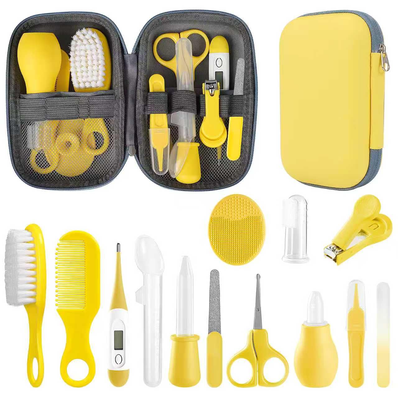 WXA-kit-soin-bebe-14en1 prêt pour les routines quotidiennes du nouveau-né.