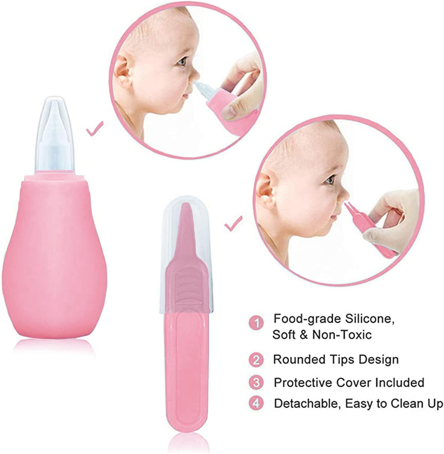 Kit WXA 14-en-1 : peigne bébé, coiffage doux et rapide.