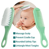 Brosse cheveux nourrisson WXA, douceur et massage pour le cuir chevelu.