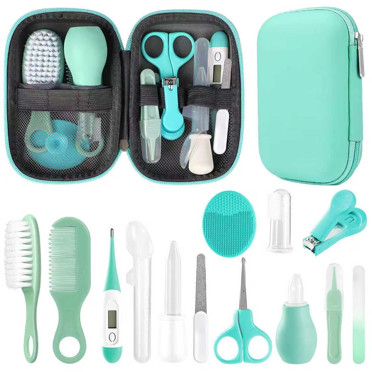 Kit de soins bébé WXA 14 en 1, tout-en-un pour les premiers mois du bébé.