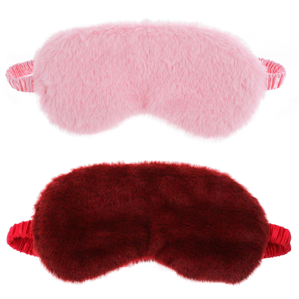 Masque yeux peluche rose WY LIGHTING LEVEL – douceur et détente lors de sieste