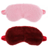 Masque yeux peluche rose WY LIGHTING LEVEL – douceur et détente lors de sieste
