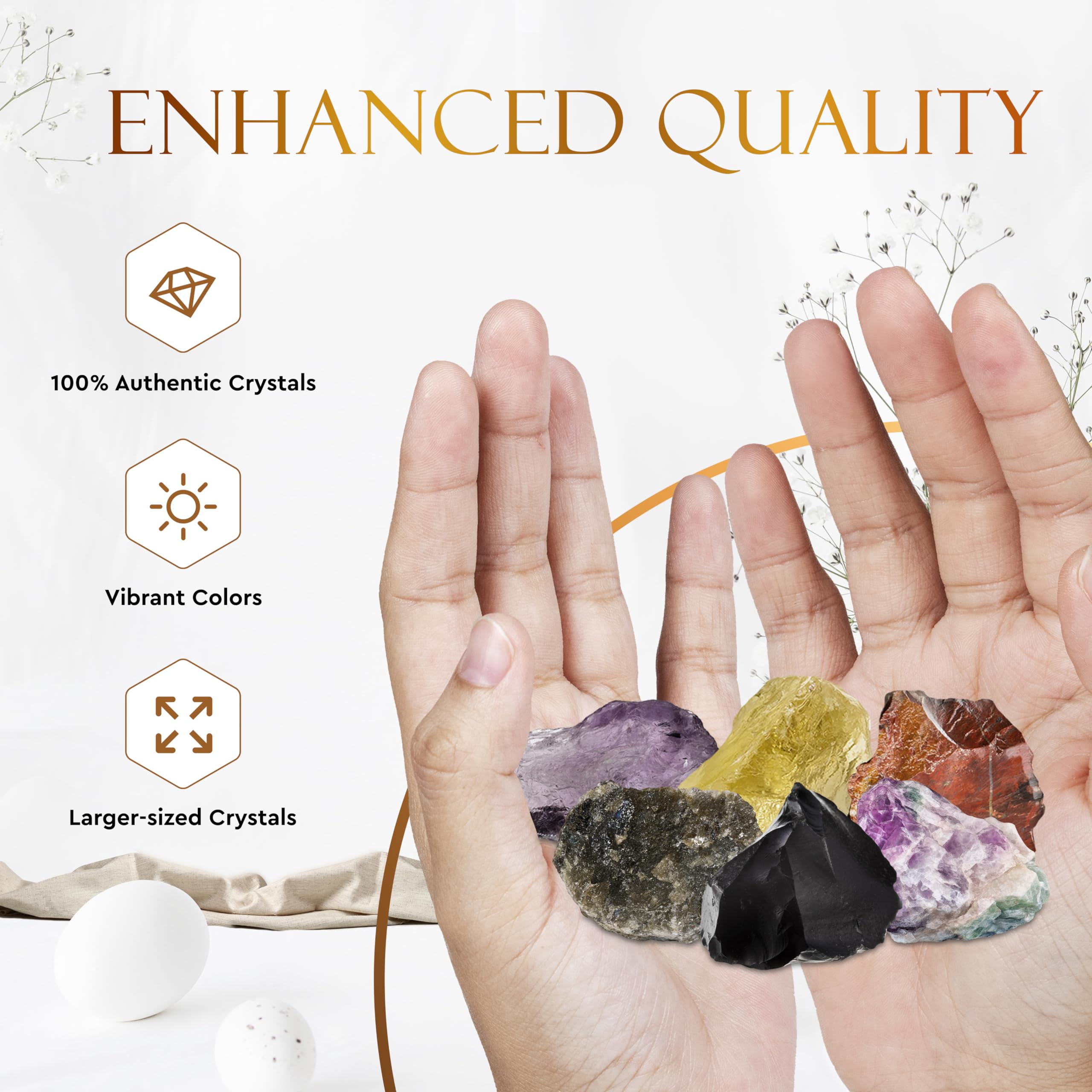 Wyspell Citrine, cristal Scorpion pour énergie et positivité