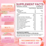 WyuuKi collagène avec biotine et vitamines pour cheveux et ongles.