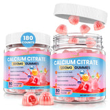 WyuuKi Calcium Citrate Gummies – pack deux bouteilles, pratique pour toute la famille.