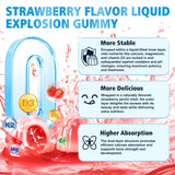 WyuuKi Calcium Citrate Gummies – sans sucre, goûter agréable sans sucre ajouté.