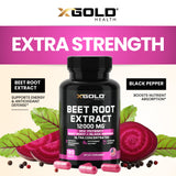 X Gold Health capsules avec poivre noir, meilleure absorption des nutriments.