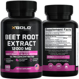 X Gold Health capsules végétariennes, sans gluten ni allergènes majeurs.