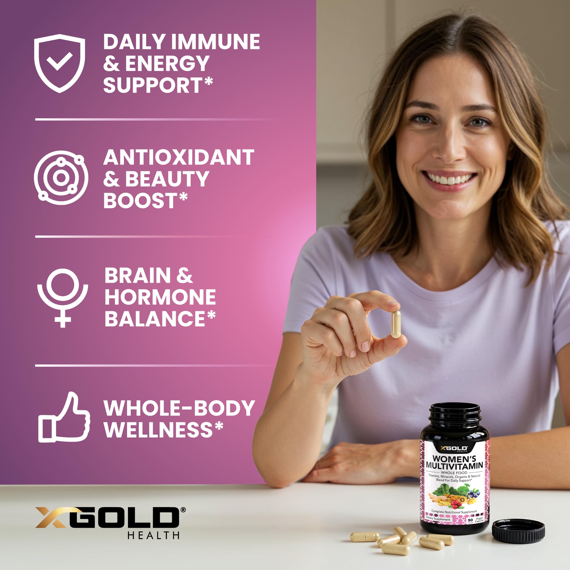Constituant immunité avec vitamine D et zinc pour le soutien potentiel.