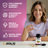Constituant immunité avec vitamine D et zinc pour le soutien potentiel.