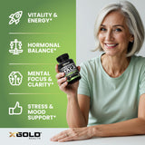 X Gold Health Maca Rouge 5000mg extrait en capsules pour performance