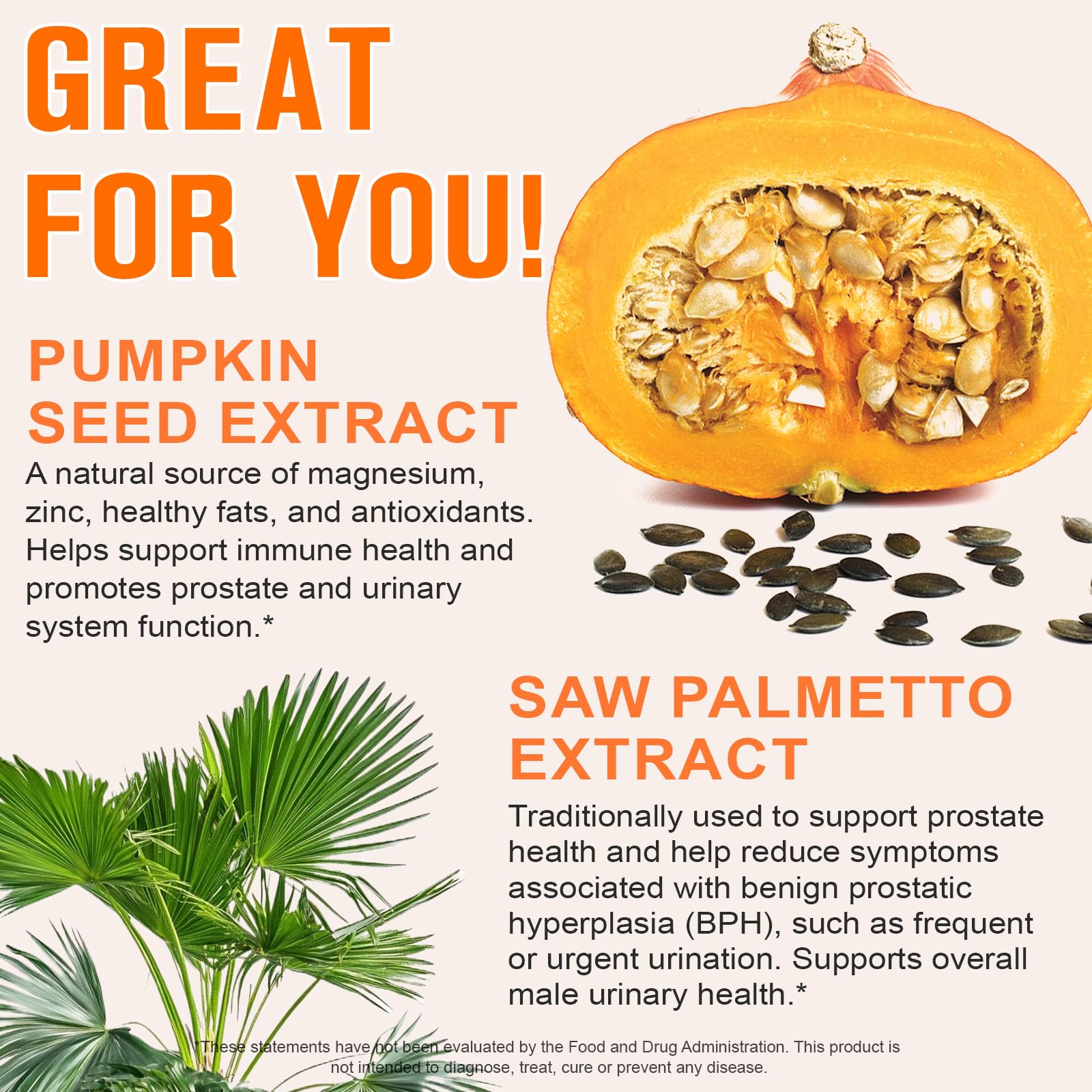 Xaarty usage quotidien huile courge-palmetto: convient à une routine bien-être quotidienne.
