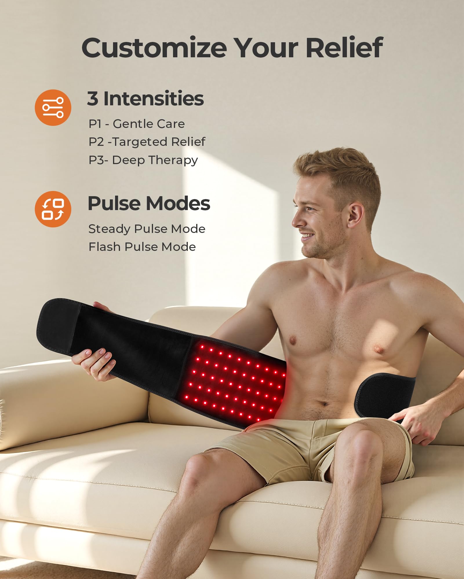 Mode pulsations sur la ceinture XASLA pour varier l’expérience