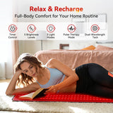 Xefinic matelas thérapie lumière, muscles après effort, détente musculaire potentielle.