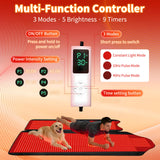 Xefinic tapis thérapie mode pulsation avec intensités ajustables