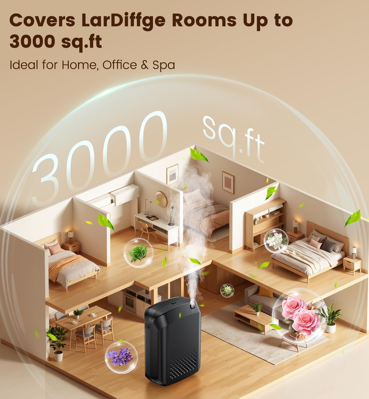XEITIN diffuse des arômes style hôtel sur 3000 pieds carrés pour une atmosphère premium