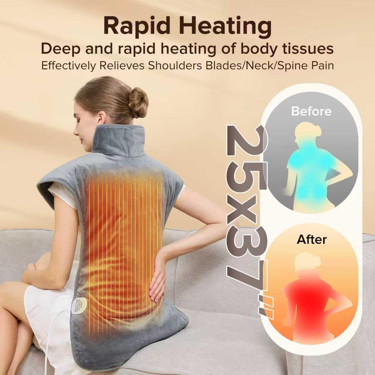 XIAOTONG chauffage rapide et tissu doux pour un réconfort immédiat