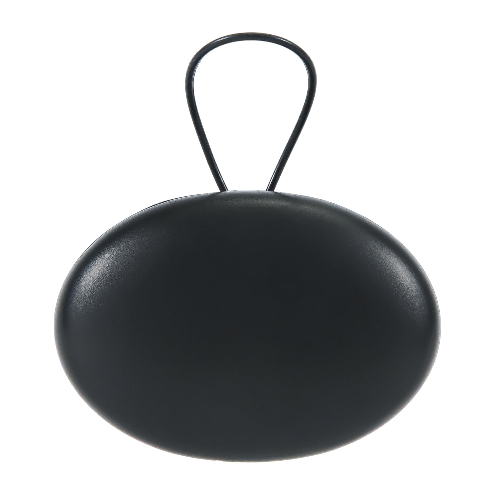 XIHIRCD boîte bouchons d’oreille oval noire, rangement pratique pour voyage.