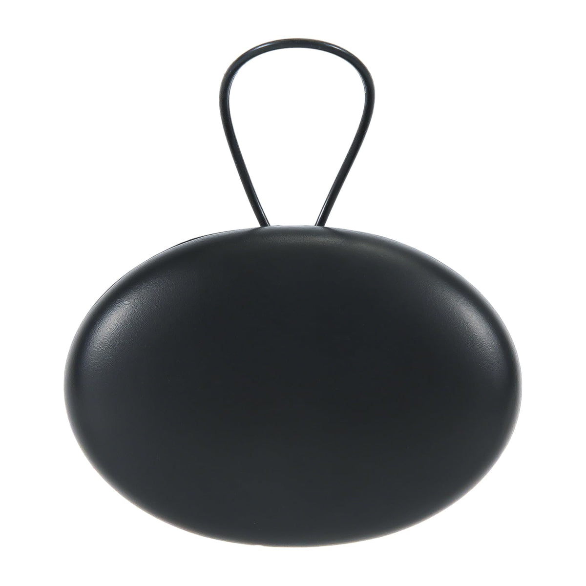 XIHIRCD boîte bouchons d’oreille oval noire, rangement pratique pour voyage.