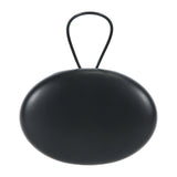 XIHIRCD boîte bouchons d’oreille oval noire, rangement pratique pour voyage.