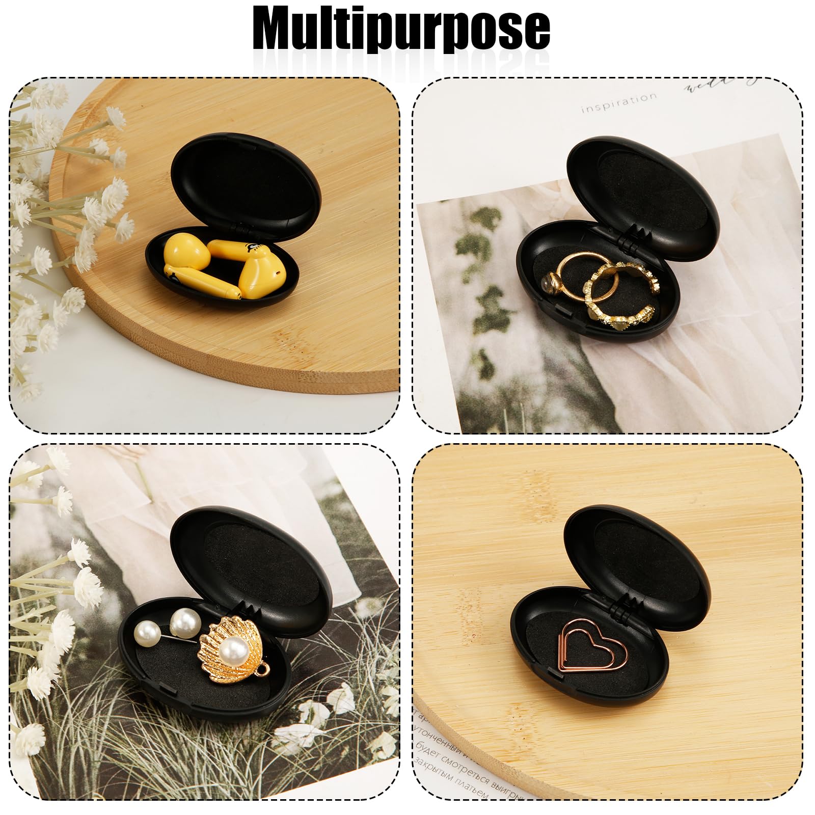 XIHIRCD rangement polyvalent pour petits objets comme bouchons et pilules.