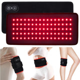Ceinture Xinheyie avec lumière rouge et infrarouge pour relaxation musculaire.
