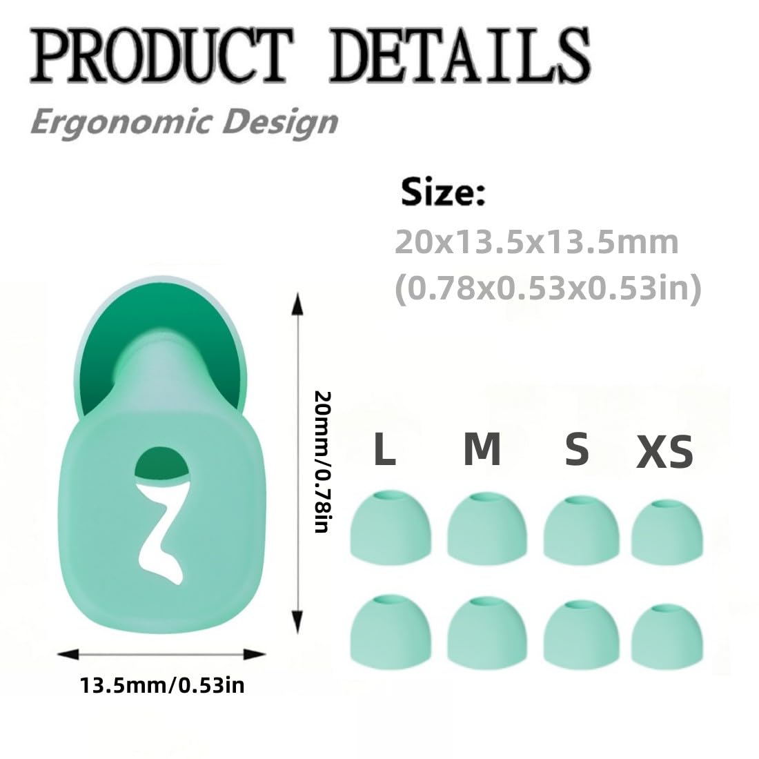 Bouchons Xinkatior design ergonomique pour un ajustement confortable.