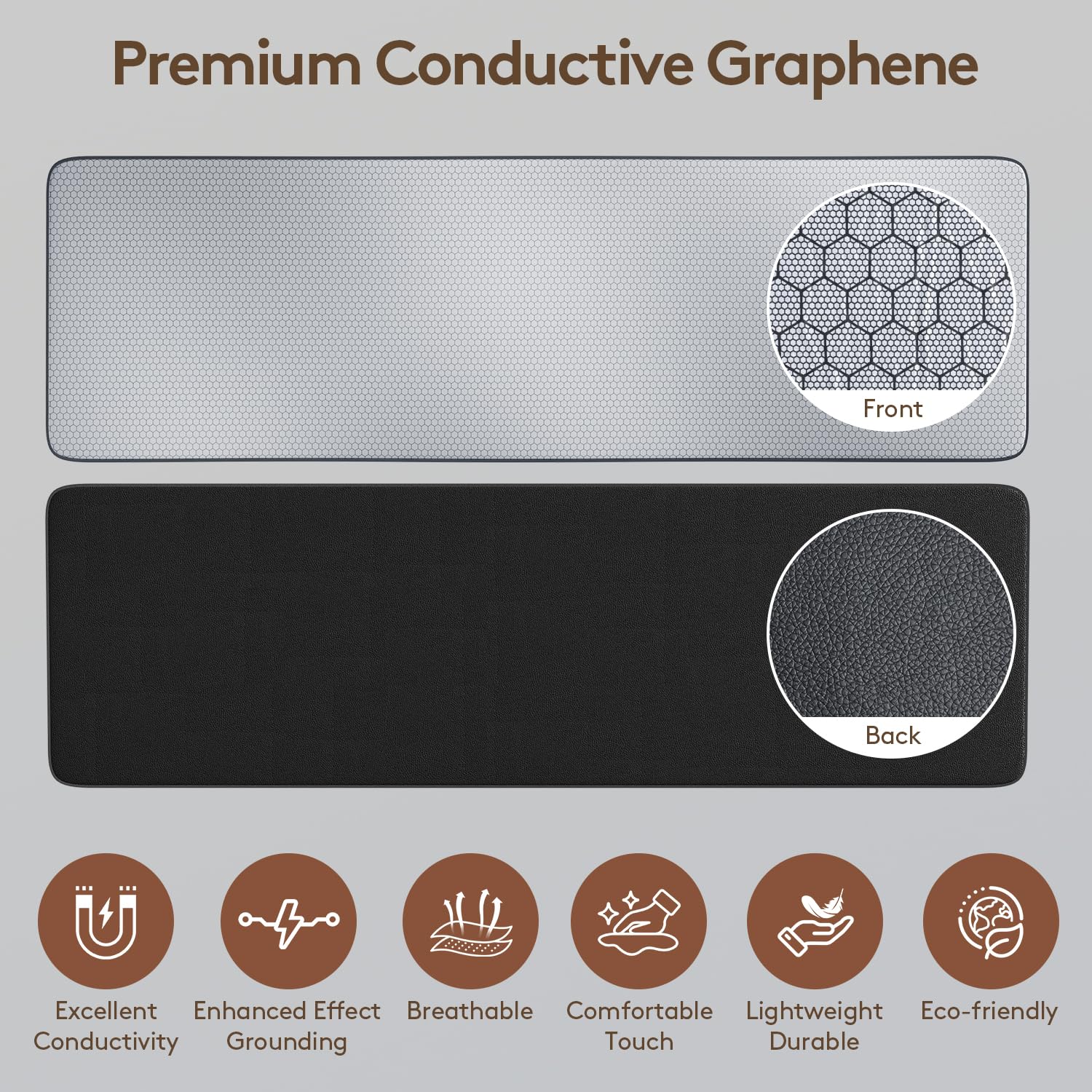 Matériau graphene XKETA offrant conductivité supérieure et toucher confortable.