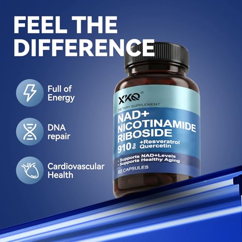 XKQ NAD bouteille de 60 capsules, format pratique