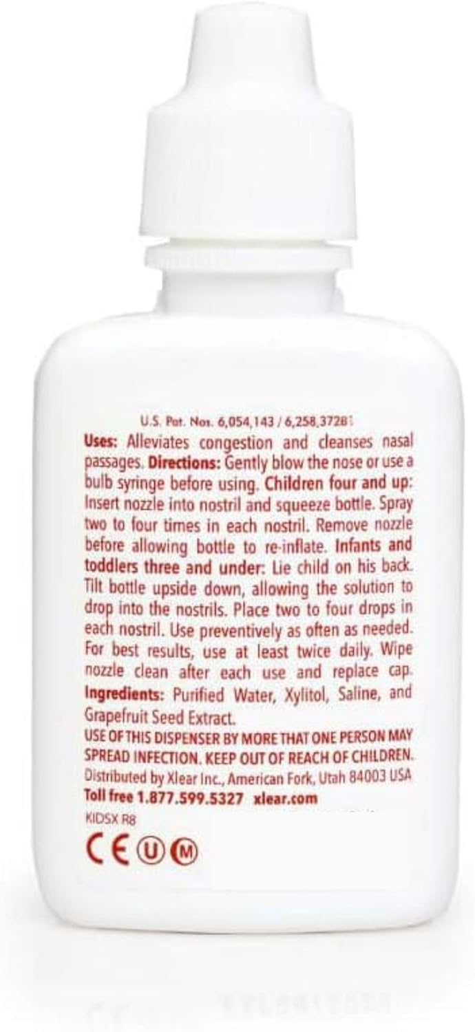 Décongestion nasale Xlear, alternative naturelle sans médicament.
