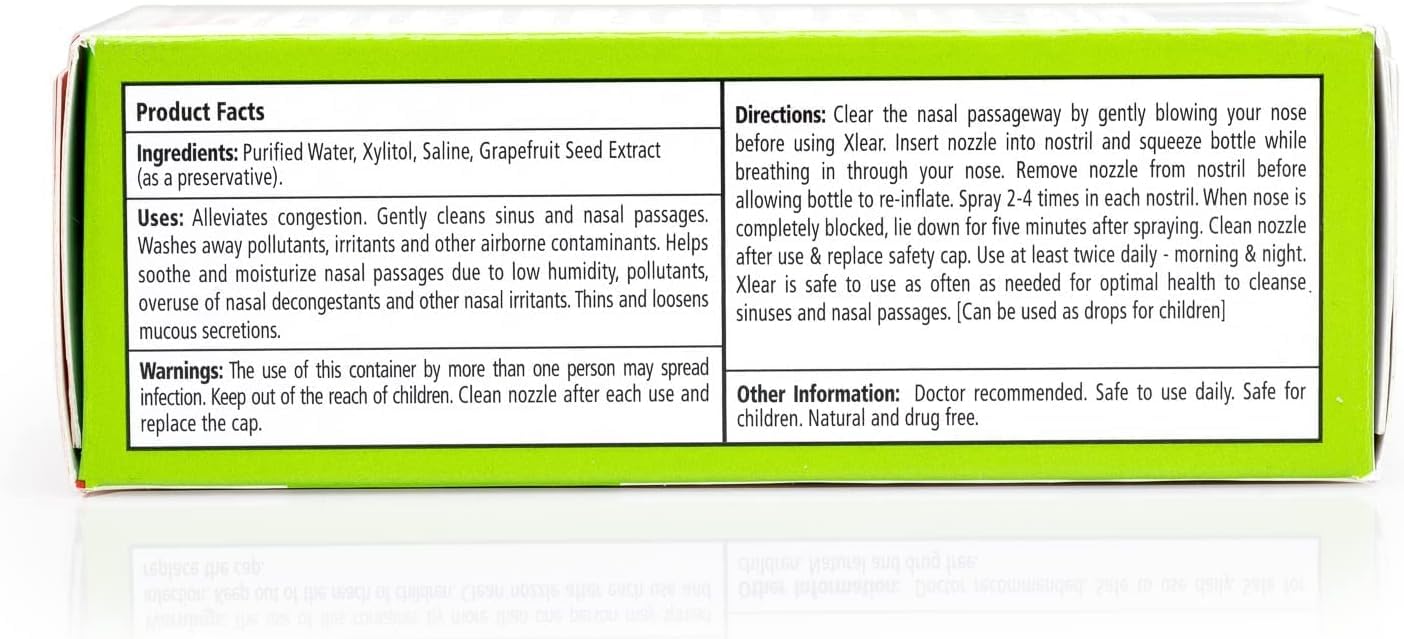 Embout spray nasal Xlear pour une utilisation précise et facile.