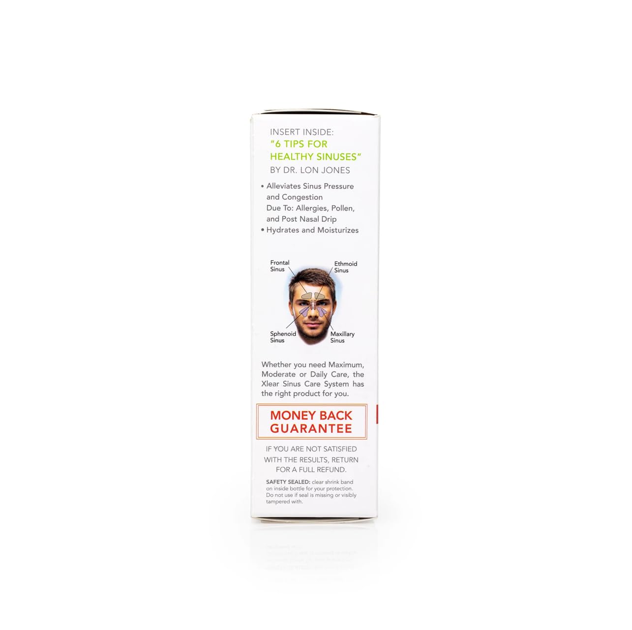 Xlear MAX – pack quatre: emballage pratique pour la famille.