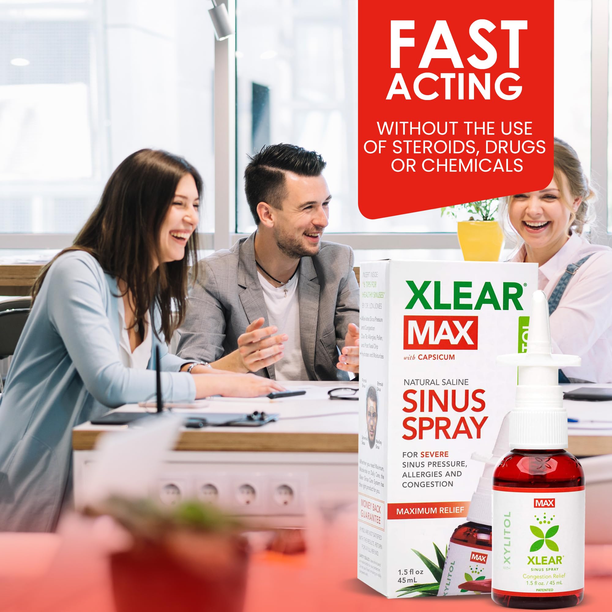 Xlear MAX, utilisation nasale: instructions rapides pour une application facile