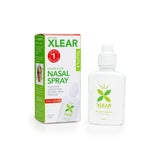 Xlear spray nasal pack de trois bouteilles, hydratation douce des muqueuses nasales.