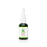 Xlear Rescue: composition xylitol-origan-arbre à thé pour potentiels bénéfices sensoriels.