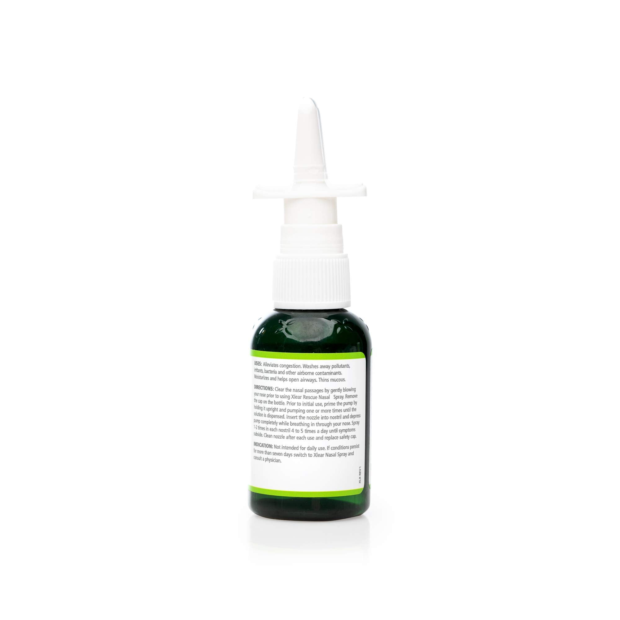  Utilisation quotidienne facile du spray nasal Xlear Rescue.